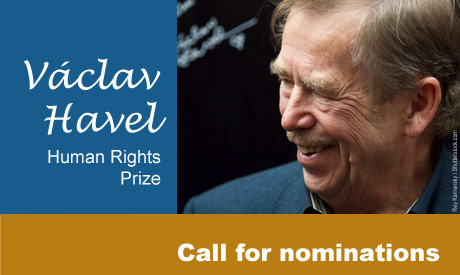 Václav Havel Prize - call for nominations