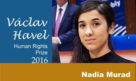 2016 winner - Nadia Murad