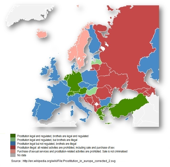 prostitution in europe